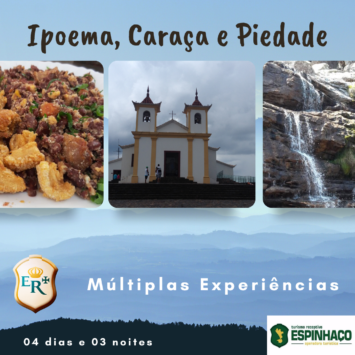 Ipoema, Caraça, Piedade 04 dias e 03 noites