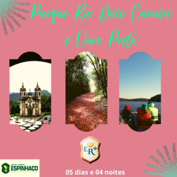 Parque Rio Doce, Caraça e Ouro Preto 05 dias e 04 noites